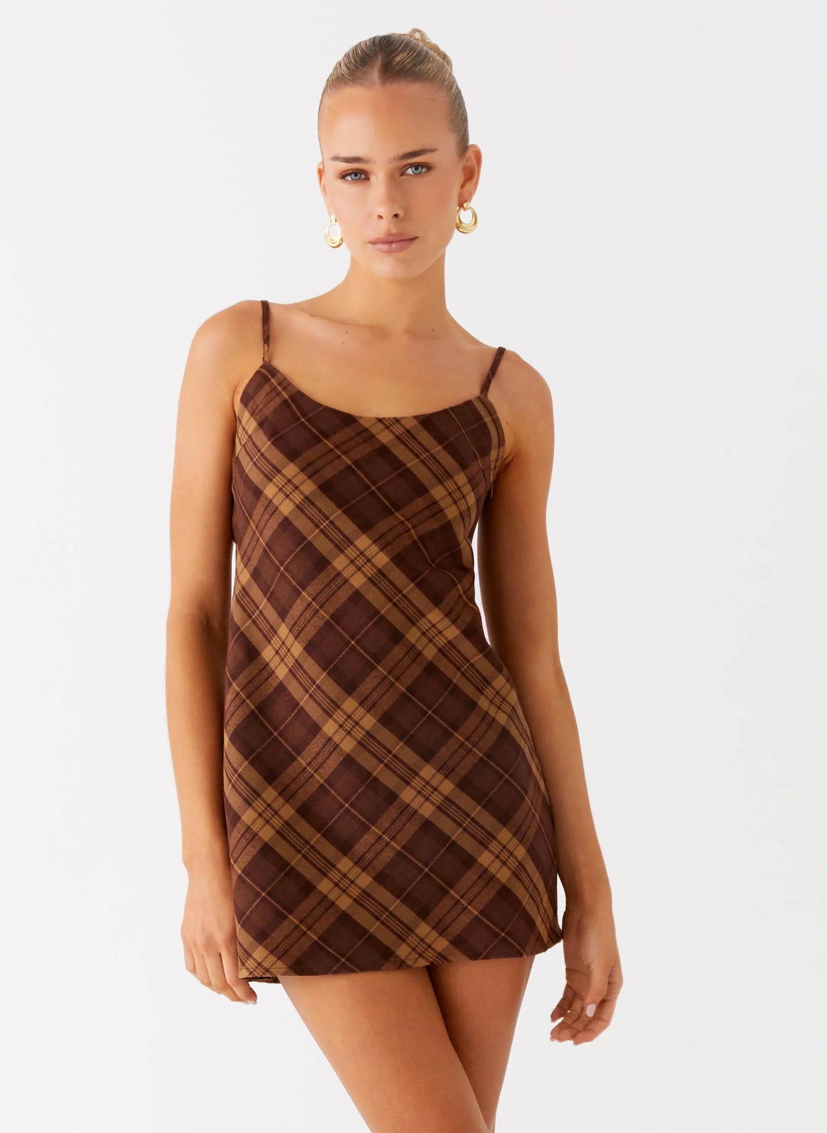 Radio Star Mini Dress - Plaid